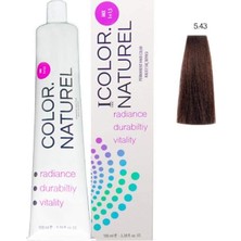 Şanal Color Naturel Kalıcı Saç Boyası 100 ml 5.43 Koyu Bakır Altın