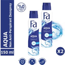 Şanal Fa Aqua Deosprey 150 ml X2 Set – Uzun Süre Ferah Koku, 48 Saat Koruma