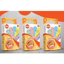 aklow akyoleticaret Smile Desenli Yara Bandı Seti, Vitaminli Lolipop Hediyeli