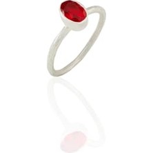 aklow akyoleticaret Kadir Jewellery 925 Ayar Gümüş Kaplama Zirkon Taşlı Kadın Minimal Yüzük