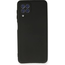 Ototechparca Samsung Galaxy A22 Kılıf First Silikon - Siyah