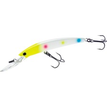 Şanal Yo-Zuri Crystal Minnow Derin Dalgıç Walleye (F) 110 mm 4-3/8 "wonderbread Yüzen Derin Dalgıç Yemi