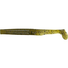 Şanal Yamamoto Swim Senko 4", Yeşil Kabak W/büyük Siyah