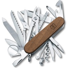Şanal Victorinox 1.6791.63 Swisschamp Ceviz Ağacı Yüzeyli Çakı
