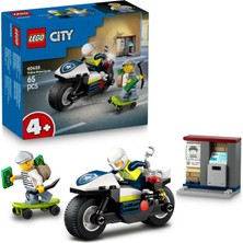 Şanal LEGO City Polis Motosikleti Takibi 60455