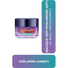 aklow akyoleticaret Revitalift Filler Su Bazlı Nemlendirici Jel Krem, Yaşlanma Karşıtı, Salisilik Asit ve Hyaluronik Asit