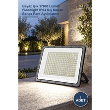 Yenilig 1 Adet CT-4663 LED Slim Projektör 200W – Beyaz Işık 17800 Lümen Floodlight IP64 Dış Mekan Bahçe Park Aydınlatma