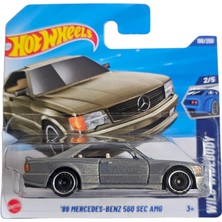 Şanal Hot Wheels - ´89 Mercedes-Benz 560 Sec Amg - Wild Widebody 2/5 - JBB11 - Short Card - Thema - Metalik Arduvaz Grisi - Mattel 2025-1:64