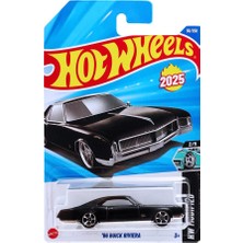 Şanal Hot Wheels - 66 Buick Riviera - Hw Modified 2/5 - JBB56 - Short Card - Siyah - Mattel 2025-1:64