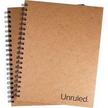 aklow akyoleticaret Çizgisiz Karartma Defteri, 20 x 25 Cm, Spiral Ciltli Siyah Kağıt, 55 Sayfa, Geri Dönüştürülmüş ve Sürdürülebilir, 2'li Set