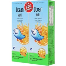 aklow akyoleticaret Multi Balık Yağı Şurup Ballı Portakallı 150 ml 2'li Paket P10945