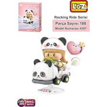 Şanal Loz Creative Serisi Sallanan Siyah Beyaz Panda Modeli 188 Parça Oyuncak Yapım Seti FFLZ-4307