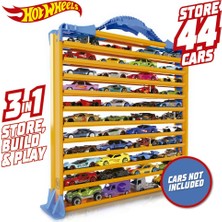 Şanal Hot Wheels Rack N' Track Saklama Kutusu, 44 Araba Veya Diğer Oyuncaklar Için – Vitrin Kutusu, Toplama Kutusu, Koleksiyon Kutusu, Çok Renkli, Arabalar Dahil Değildir (Hwcc9)