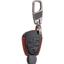 Şanal Alisveristime (Mercedes A C E S G Sınıf Glc Cla Glb W177 W205 W213 W222 Uyumlu) Deri Anahtar Kılıfı