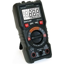 Şanal Mayilon HT113C Dijital Profesyonel Multimetre Ekran Aydınlatmalı Auto Range 600V 10A Ac Dc