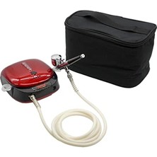 aklow akyoleticaret 0066 Akülü Airbrush Kompresör ve Mini Boya Tabancası Seti