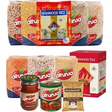 aklow akyoleticaret Büyük Ramazan Kolisi, Baldo Pirinç Nohut Fasulye Köftelik Bulgur Orta Pilavlık Bulgur Basmati Pirinç Domates Salçası Biber Salçası Tatlı Super Pekoe Seylan Çay Türk Kahvesi