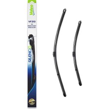 Şanal Valeo Silencio Flat Blade Set Silecek Audi A3 (8p1) 2007-2013, Skoda Octavia Iı (2010-2013), Vw Caddy Iıı (2007-2010), Golf V (2003-2008) (600+475 Mm) 574346