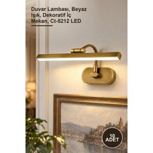 Yenilig 10 Adet CT-5212EB Kuğu Aplik 7W Eskitme Metal Pc Difüzör – Duvar Lambası, Beyaz Işık, Dekoratif Iç Mekan, CT-5212 LED