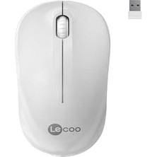 aklow akyoleticaret WS206 Beyaz Kablosuz Optik Mouse, 1200 Dpı, 3 Tuş, Sessiz, Pc/mac/dizüstü Uyumlu, USB Mini Alıcılı