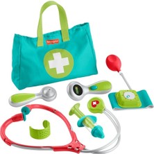 aklow akyoleticaret Doktor Seti Okul Öncesi Çağdaki 3 Yaş ve Üzeri Çocuklar Için 7 Parçadan Oluşan Fisher-Price Doktor Seti Doktor Oyuncakları HYH26
