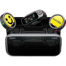 aklow akyoleticaret Mic Pro (2 Tx + 1 Rx + Şarj Kutusu), Iphone/kamera/android Için Kablosuz Mini Yaka Mikrofon, Video Kaydı, Vloglama, Bluetooth, Özelleştirilebilir E-Mürekkep Ekran, 3-Mic Dizi, 30 Saat