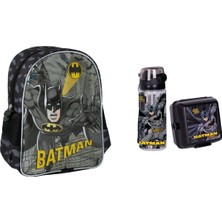 Şanal Batman Okul Çantası Seti, Siyah