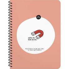 Şanal Keskin Color Hisli Şeyler Hepsi De Beni Bulur Orta Boy Çizgili Defter