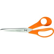 Şanal Fiskars Üniversal Makas, Sağ Elini Kullananlar Için, Toplam Uzunluk: 21 Cm, Kaliteli Çelik/plastik, Klasik, 1000815