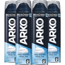 aklow akyoleticaret Men Cool Tıraş Köpüğü 4X200 ml