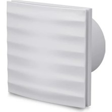 Şanal Süper Sessiz 12 W Kapaklı Düz Banyo Wc Aspiratör Fanı 100 mm Duvar Tipi Tuvalet Hava Havalandırma