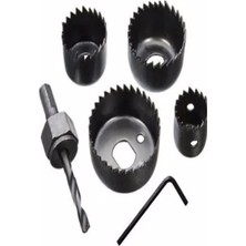 Şanal 6'lı Buat Açma Seti Panç Set Alçıpan Delme Kartonpiyer Delme Seti 32-54 mm Arası Buat Açma 6 Parça