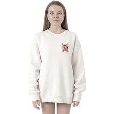 Şanal Tshirthane Dragon Ball Z Anime Roshi Kame Beyaz Kadın 2ip Sweatshirt P18676S9535, Xs