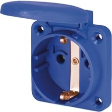 aklow akyoleticaret Priz, BADEM10 Tekli Pano Prizi Monofaze Topraklı Kare Fiş Kablosuz Klemensli 220 V Trafo Kombinasyon Panosu
