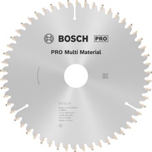 Şanal Bosch Professional Accessories - Standard For Serisi Çoklu Malzeme Için Daire Testere Bıçağı 190 * 30 mm 54 Diş