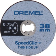 Şanal Dremel SC409 Ez Speedclic: Ekstra Ince Kesme Diski, 38MM, 5'li