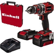 Şanal Einhell Te-Cd 18/50 Li-I Bl Power X-Change Kablosuz Darbeli Matkap (Li-Ion, 18 V, 50 Nm, Karbonsuz Motor, 1 x 2,0 Ah Pil ve 1 x 4 Ah Pxc Pil + Hızlı Şarj Cihazı)