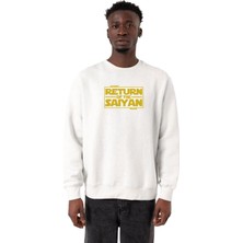 Şanal Tshirthane Dragon Ball Z Anime Namek Wars Beyaz Erkek 2ip Sweatshirt P18655S5217, L