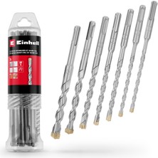 Şanal Orijinal Einhell 7 Parça Sds Plus Kırıcı Matkap Ucu Seti, 160 Mm, (4 Ağızlı Karbür Plakalı, Merkezleme Uçlu, 40CR Takım Çeliğinden Üretilmiştir; Tadilat ve Beton Bağlantı Işleri Için) - 49265510