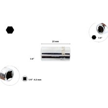 Şanal Ceta Form BT/8001 1/4” Bits Tutucu Lokma