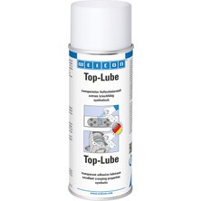 Şanal Weicon Top-Lube Parça Yağlayıcı Sprey | 400 ml | Mekanik, Metal ve Plastik Parçalar Için Yapışkan Yağlayıcı