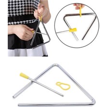 Şanal Chroma Üçgen Zil 10 cm Çelik Üçgen Zil