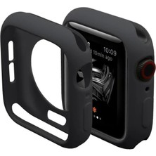 Techora Sale Apple Watch 40MM Silikon Alt Kasa - Siyah