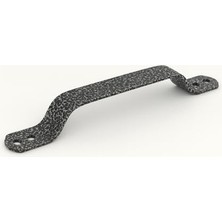 aklow akyoleticaret Demir Doğrama Kulbu, Ahşap ve Metal Kapak Kulbu, Kolay Montaj, Dayanıklı, Boyalı, Tutma Aparatı, Estetik Görünüm, Kapı, Dolap ve Mobilya Aksesuarı (Gri, 4 Adet, 160 Mm)