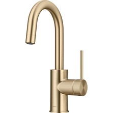 Şanal Kraus Oletto Tek Saplı Mutfak Bar Musluğu Quickdock Üst Montaj Montaj Montajı Spot Içermez Antika Şampanya Bronz, KPF-2600SFACB