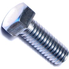 Şanal Hard-To-Find Fastener 014973244194 Tam Dişli Altıgen Cıvatalar, 3/8-16 x 1, PARÇA-100, Çinko