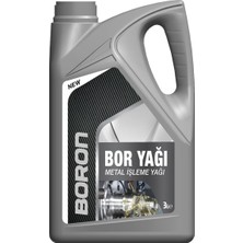 Şanal Bor Yağı 3 Litre Cnc Torna Freze Uyumlu Su ile Karışabilir Soğutma ve Yağlama Yağı