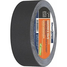 Şanal Shurtape P- 628 Profesyonel Sınıf, Kaplamalı Gaffer Bandı, Sosyal Mesafe Işaretleme, 48 mm x 50 M, Siyah, 1 Rulo (138775)