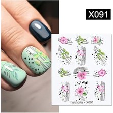 aklow akyoleticaret Nail Art Su Transfer Sticker X091 52340-11 3932