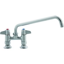 Şanal T&s Brass 5F-4DLX12 4 Inç Merkezli ve 12 Inç Döner Borulu Güverte Montajlı Musluk